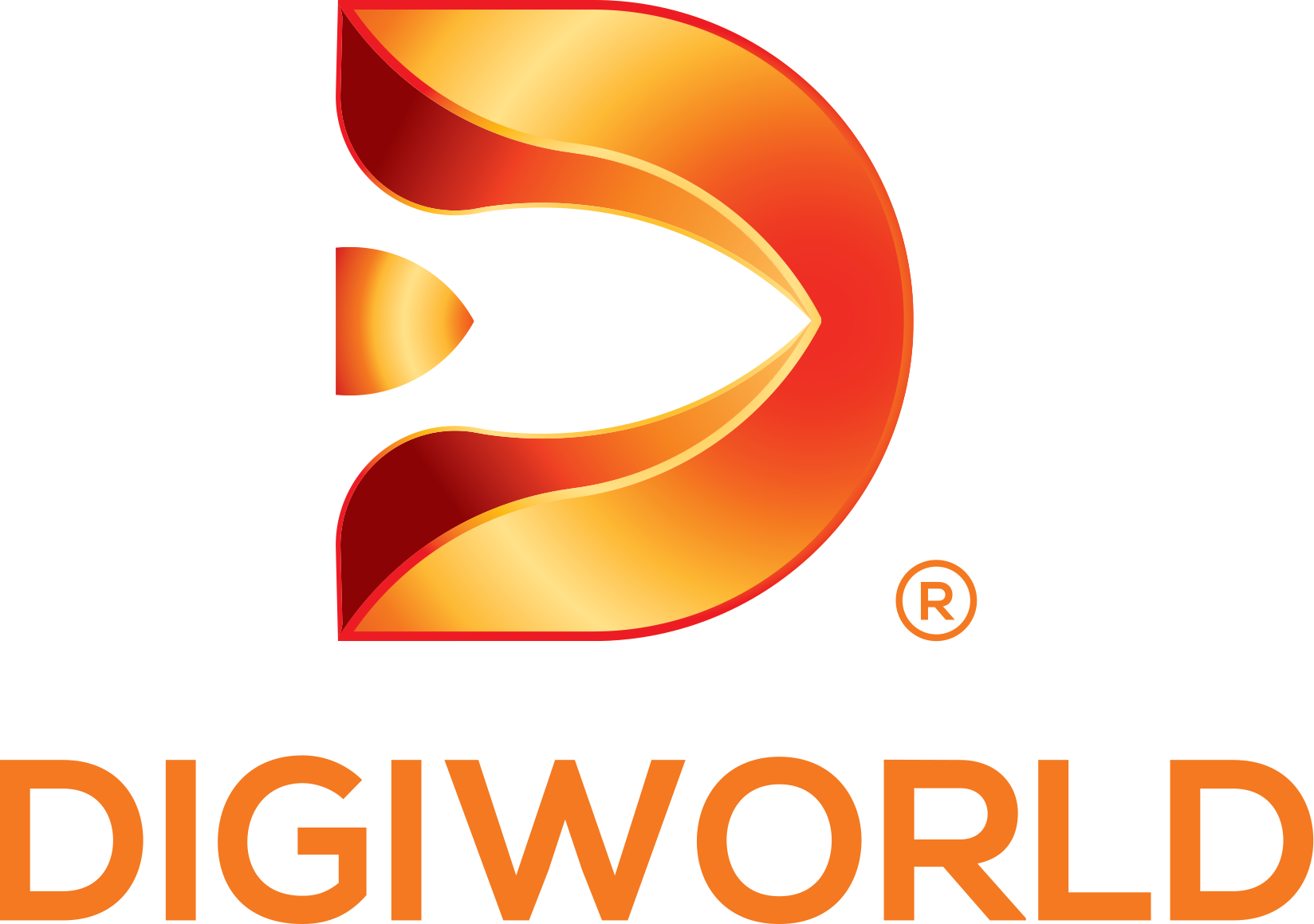 mẫu thiết kế logo thương hiệu digiworld