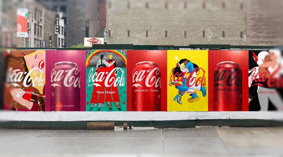 Bộ thiết kế thương hiệu Công ty nước giải khát Coca-Cola