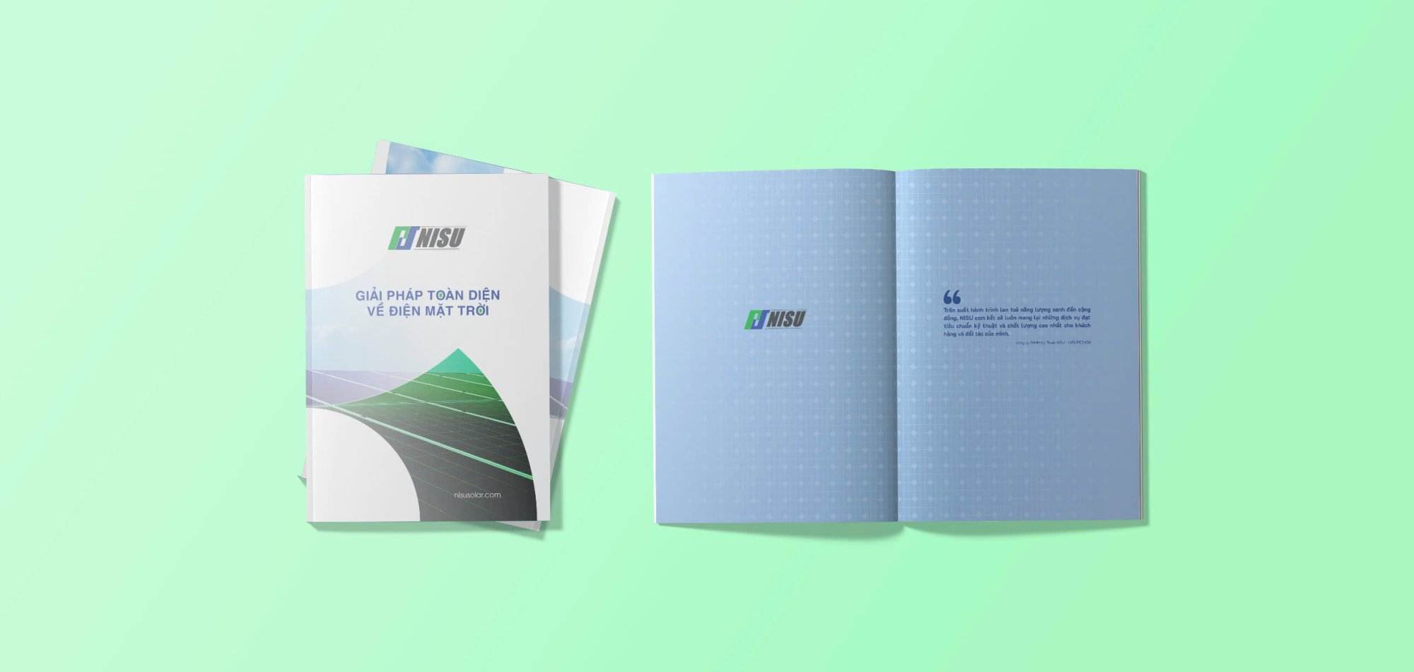 Thiết kế profile công ty Nisu Solar