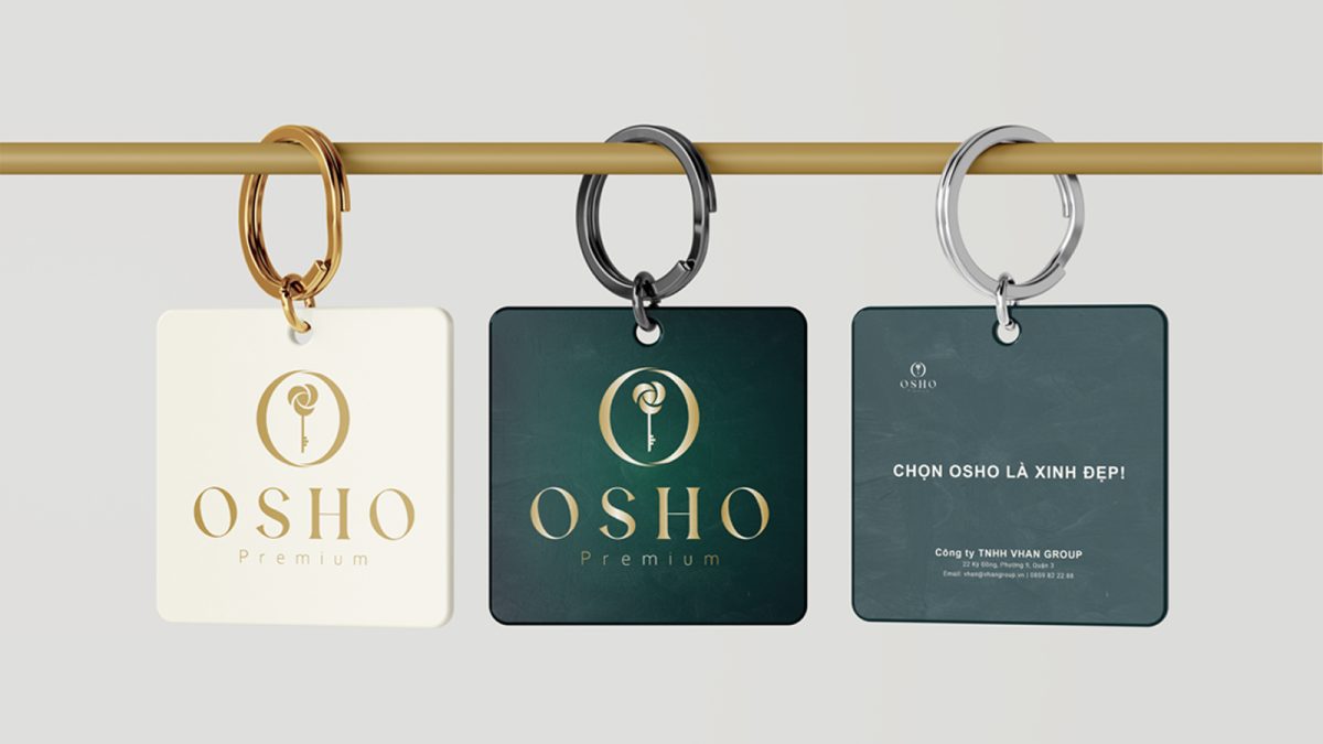 Thiết kế logo osho - máy bay