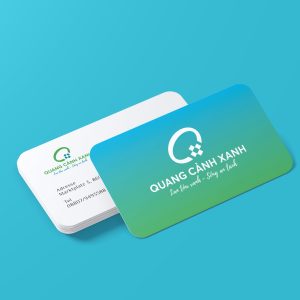 thiết kế logo quang cảnh xanh - b2b