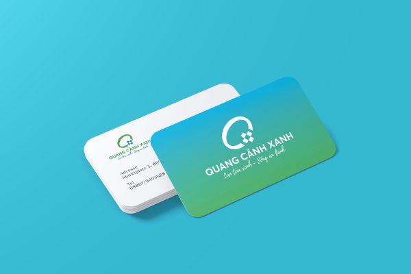 thiết kế logo quang cảnh xanh - b2b