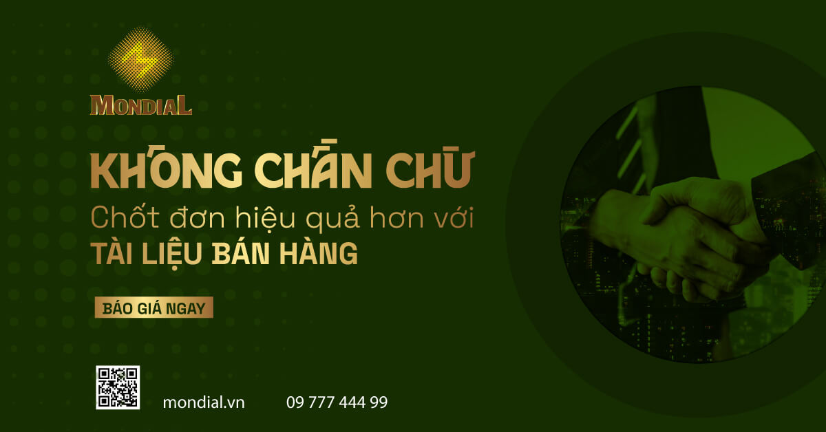 Thiết kế profile công ty và tài liệu kinh doanh tại MondiaL