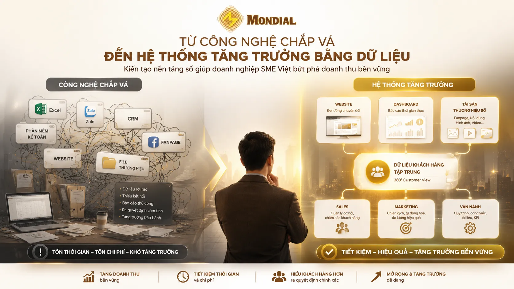 Áp dụng công nghệ chắp vá khiến SME dữ liệu phân tán và khó quản trị