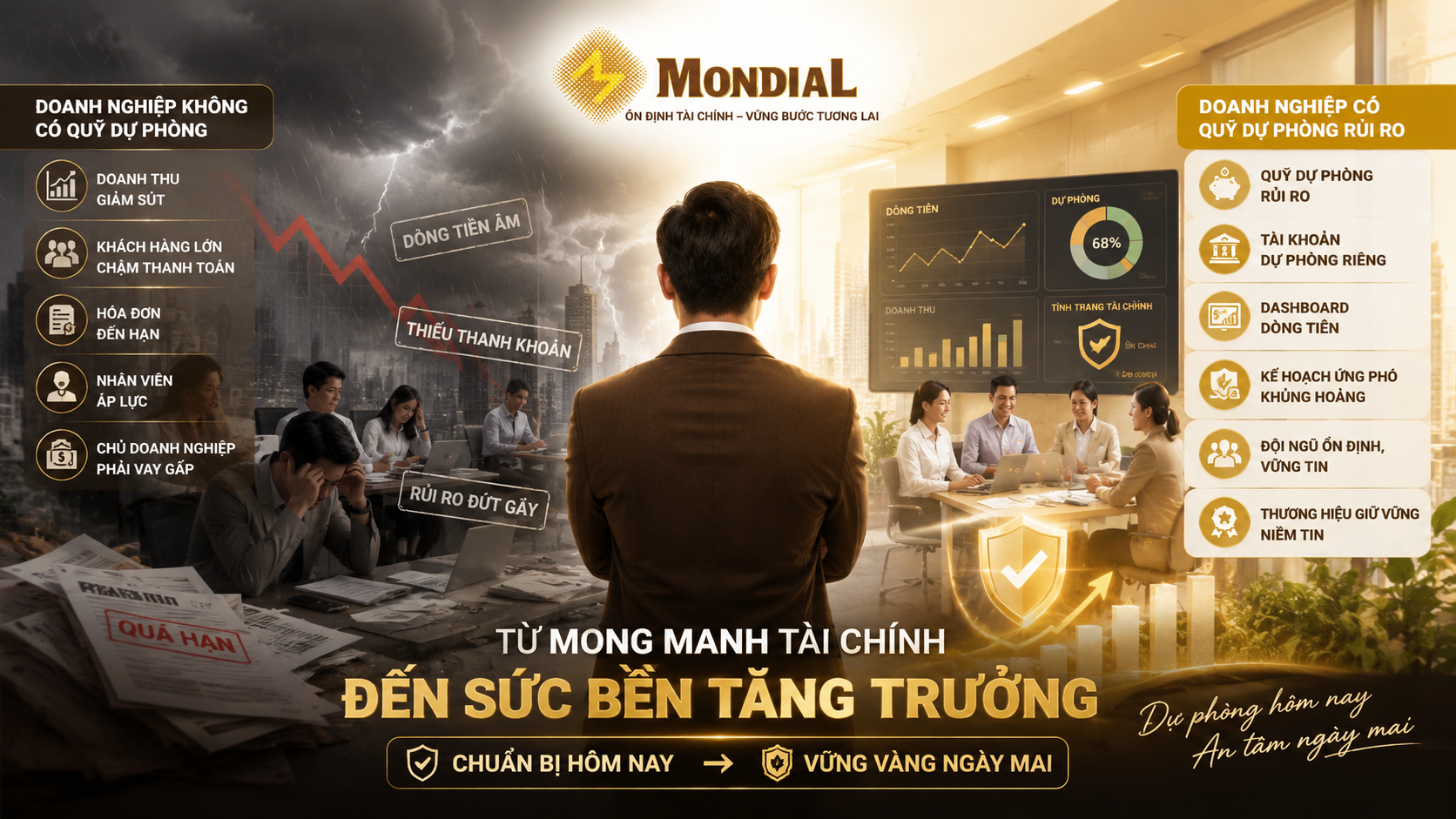 Không có quỹ dự phòng rủi ro khiến SME dễ gãy khi biến động