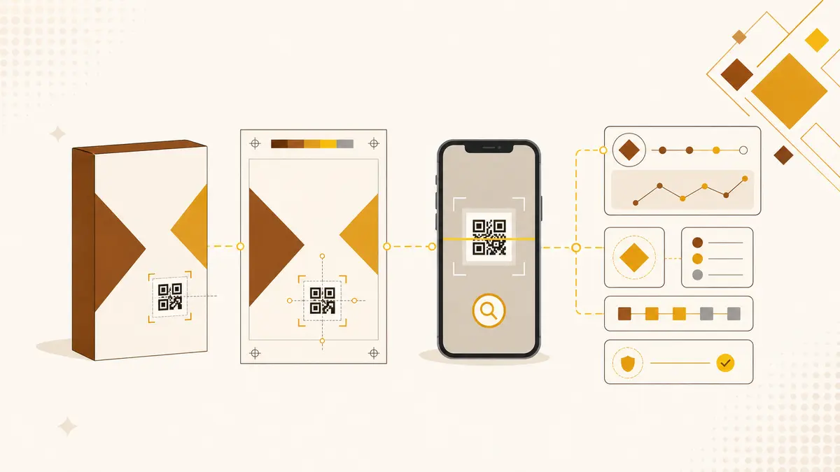 Kiểm tra mã QR trên bản in và hệ thống truy xuất nguồn gốc