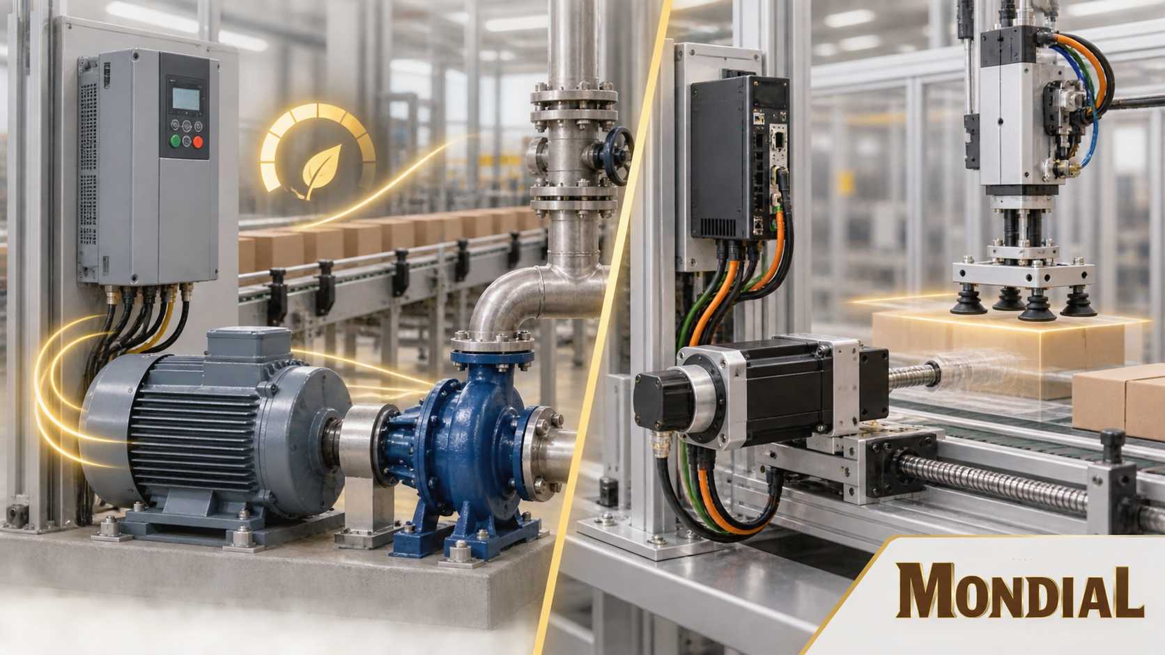 So sánh biến tần điều khiển bơm với servo drive điều khiển chuyển động chính xác