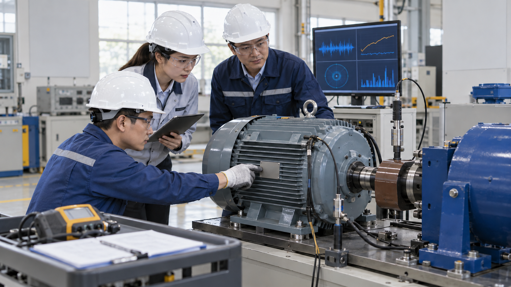 Doanh nghiệp động cơ điện trình bày năng lực với khách hàng B2B