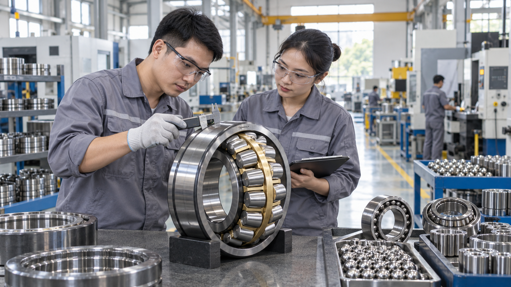 Chuyên gia kiểm tra chất lượng và tình trạng vòng bi công nghiệp
