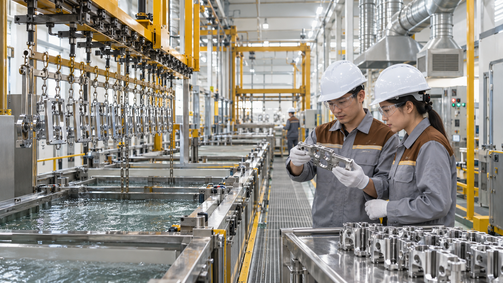 Công nghệ xi mạ phủ PVD và nhiệt luyện kim loại trong nhà máy